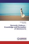 Domestic Violence : Knowledge and Perception of Adolescents