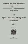 Der tägliche Gang der Lufttemperatur in Deutschland