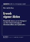 Erwerb eigener Aktien