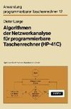 Algorithmen der Netzwerkanalyse für programmierbare Taschenrechner (HP-41C)