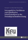 Introspektive Verfahren und Qualitative Inhaltsanalyse in der Fremdsprachenforschung