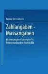 Zählangaben - Maßangaben