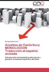 Anselmo de Canterbury   MONOLOGION   Traducción al español, anotada