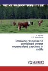 Immune response to combined versus monovalent vaccines in cattle