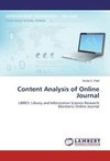 Content Analysis of Online Journal