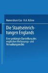 Die Staatseinrichtungen Englands