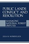 Public Lands Conflict and Resolution