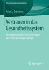 Vertrauen in das Gesundheitssystem