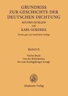 Viertes Buch: Von der Reformation bis zum dreissigjährigen Kriege