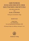 Achtes Buch: Vom Weltfrieden bis zur französischen Revolution 1830