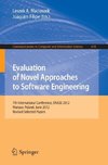 Evaluation of Novel Approaches to Software Engineering