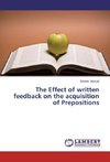 The Effect of written feedback on the acquisition of Prepositions