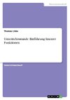 Unterrichtsstunde: Einführung linearer Funktionen