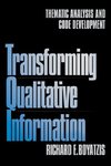 Boyatzis, R: Transforming Qualitative Information