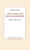 Lyriktheorien der Nachkriegsmoderne