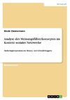 Analyse des Meinungsführerkonzeptes im Kontext sozialer Netzwerke