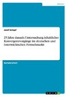 25 Jahre danach: Untersuchung inhaltlicher Konvergenzvorgänge im deutschen und österreichischen Fernsehmarkt