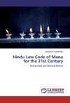 Hindu Law Code of Manu for the 21st Century