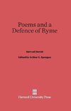 Poems and a Defence of Ryme