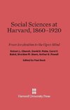 Social Sciences at Harvard, 1860-1920