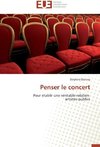 Penser le concert