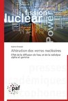 Altération des verres nucléaires