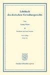 Lehrbuch des deutschen Verwaltungsrechts