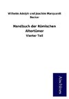 Handbuch der Römischen Altertümer