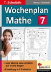 Wochenplan Mathe / Klasse 7