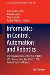 Informatics in Control, Automation and Robotics