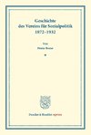 Geschichte des Vereins für Sozialpolitik 1872-1932