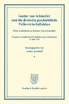 Gustav von Schmoller und die deutsche geschichtliche Volkswirtschaftslehre