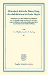 Historisch-kritische Darstellung der dialektischen Methode Hegels