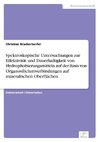 Spektroskopische Untersuchungen zur Effektivität und Dauerhaftigkeit von Hydrophobierungsmitteln auf der Basis von Organosiliciumverbindungen auf mineralischen Oberflächen