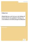 Möglichkeiten und Grenzen der Balanced Scorecard für das qualitative Rating von Unternehmen im Bekleidungseinzelhandel