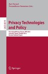 Privacy Technologies and Policy