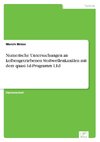 Numerische Untersuchungen an kolbengetriebenen Stoßwellenkanälen mit dem quasi-1d-Programm L1d