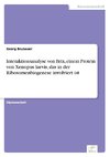 Interaktionsanalyse von Brix, einem Protein von Xenopus laevis, das in der Ribosomenbiogenese involviert ist