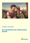 Zur Geschichte der italienischen Poesie