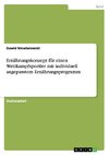 Ernährungskonzept für einen Wettkampfsportler mit individuell angepasstem Ernährungsprogramm