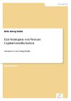 Exit-Strategien von Venture Capital-Gesellschaften