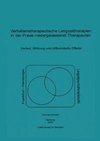 Verhaltenstherapeutische Langzeittherapien in der Praxis niedergelassener Therapeuten