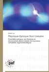 Physique-Optique Non Linéaire