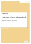 Future Success Factors of Finance Portals