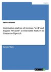 Contrastive Analysis of German 