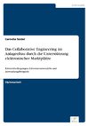 Das Collaborative Engineering im Anlagenbau durch die Unterstützung elektronischer Marktplätze