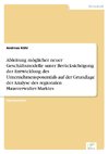 Ableitung möglicher neuer Geschäftsmodelle unter Berücksichtigung der Entwicklung des Unternehmenspotentials auf der Grundlage der Analyse des regionalen Hausverwalter-Marktes