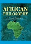 African Philosophy. Critical Dimensions