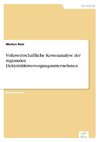 Volkswirtschaftliche Kostenanalyse der regionalen Elektrizitätsversorgungsunternehmen