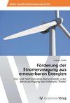 Förderung der Stromerzeugung aus erneuerbaren Energien